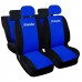 Coprisedili Auto Compatibili Panda Hybrid 2021 Versione Intero Blu Royal Nero